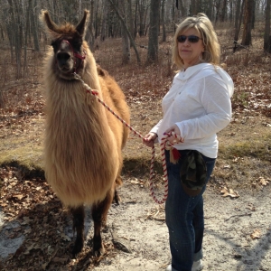 Stacey Higgins and Gunner